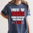 2020 Graduation Nurses RN LPN NP Women's Comfort Colors T-Shirt Denim