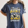 2021 Graduation Shirts For Family 2021 Graduation For Aunt Women's Comfort Colors T-Shirt Denim