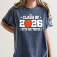 2026 Basketball Player 2026 Graduation Class Of 2026 Women's Comfort Colors T-Shirt Denim