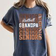 2026 Football Senior Grandpa Graduation Matching Family Women's Comfort Colors T-Shirt Denim