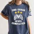 2nd Grade Graduation Video Gamer Tee Women's Comfort Colors T-Shirt Denim