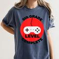 5th Grade Level Complete Gamer Graduation Women's Comfort Colors T-Shirt Denim