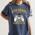 6th Grade Graduation Senior Video Gamer Graduated Women's Comfort Colors T-Shirt Denim