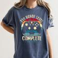 7th Grade Level Complete Gamer Class Of 2025 Graduation Boy Women's Comfort Colors T-Shirt Denim