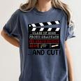 8th Grade Graduation 2026 Graduate Clapperboard Women's Comfort Colors T-Shirt Denim