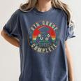 8th Grade Graduation Gamer 8th Grade Level Complete Women's Comfort Colors T-Shirt Denim