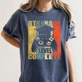 8th Grade Level Complete Gamer Class Of 2024 Graduation Women's Comfort Colors T-Shirt Denim