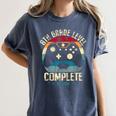 8th Grade Level Complete Gamer Class Of 2025 Graduation Boy Women's Comfort Colors T-Shirt Denim
