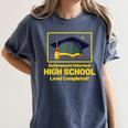 Achievement Unlocked High School Graduation Gamer Women's Comfort Colors T-Shirt Denim