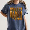 African American Girl Graduation Shirt Senior 2019 Women's Comfort Colors T-Shirt Denim
