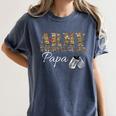 Army National Guard Papa Army National Guard Graduation Papa Women's Comfort Colors T-Shirt Denim