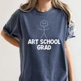 Artist Shirt Art School Grad Graduation Shirt Women's Comfort Colors T-Shirt Denim