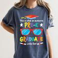What An Awesome Pre-K Graduate Looks Like 2025 Graduation Women's Comfort Colors T-Shirt Denim