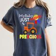 My Baby Just Crushed Preschool Graduation Women's Comfort Colors T-Shirt Denim