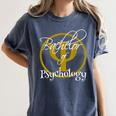 Bachelor Of Science Psychology Graduation Women's Comfort Colors T-Shirt Denim