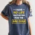 Bar Exam Shirt Law School Graduation Women's Comfort Colors T-Shirt Denim