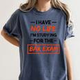 Bar Exam Tee Shirt Law School Graduation Women's Comfort Colors T-Shirt Denim