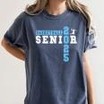 Basketball Senior Night Basketball Senior 2025 Graduation 40 Women's Comfort Colors T-Shirt Denim
