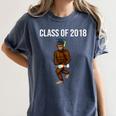 Bigfoot Graduation Shirt Class Of 2018 College Boys Women's Comfort Colors T-Shirt Denim