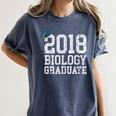 Biology Graduation Shirt 2018 Science Biology Graduate Women's Comfort Colors T-Shirt Denim