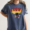Boom Graduation Hat And Diploma For Proud Graduate Women's Comfort Colors T-Shirt Denim