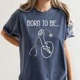 Born To Be a Nurse Doctor Graduation T-Shirt Women's Comfort Colors T-Shirt Denim