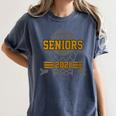 Boys Basketball Senior Class Of 2021 Teenage Graduation Women's Comfort Colors T-Shirt Denim