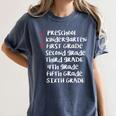 Check Mark End Of Year 1st Grade Shirt-1st Grade Graduation Women's Comfort Colors T-Shirt Denim