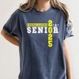 Cheerleading Senior Night Cheer Senior 2025 Graduation 11 Women's Comfort Colors T-Shirt Denim