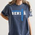 Cheerleading Senior Night Cheer Senior 2025 Graduation 23 Women's Comfort Colors T-Shirt Denim