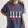 Chemistry Science Joke Graduated Cylinder Graduation T-Shirt Women's Comfort Colors T-Shirt Denim
