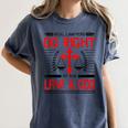 Christian Lawyer Attorney Law Student Graduation Exam Women's Comfort Colors T-Shirt Denim