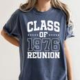 Class Of 1976 Reunion 50 Years Alumni Graduation High School Women's Comfort Colors T-Shirt Denim