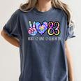 Class Of 1983 Shirt Graduation Tie Dye Senior '83 Reunion Women's Comfort Colors T-Shirt Denim