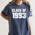 Class Of 1993 High School College Graduation Reunion T-Shirt Women's Comfort Colors T-Shirt Denim
