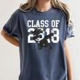 Class Of 2018 Graduation Dabbing Panda Bear Women's Comfort Colors T-Shirt Denim