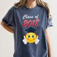 Class Of 2018 Graduation Grad For Her Tee Shirt Women's Comfort Colors T-Shirt Denim