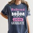 Class Of 2018 Graduation Shirt Mom Of Graduate Women's Comfort Colors T-Shirt Denim