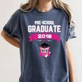 Class Of 2018 Preschool Graduation Girls Pre K Women's Comfort Colors T-Shirt Denim