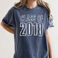 Class Of 2018 Senior Graduation Women's Comfort Colors T-Shirt Denim