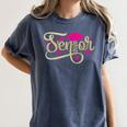 Class Of 2020 Girl Graduation SENIOR Class Of 2020 Women's Comfort Colors T-Shirt Denim
