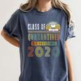 Class Of 2020 Quarantined Seniors Graduation Gift Women's Comfort Colors T-Shirt Denim