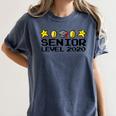 Class Of 2020 Senior Retro Video Game Graduation Gamer Women's Comfort Colors T-Shirt Denim