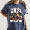 Class Of 2022 Monster Truck Graduation Cap Retro Sunset Boy Women's Comfort Colors T-Shirt Denim