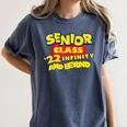Class Of 2022 Senior 2000s Animated Movie Style Graduation Women's Comfort Colors T-Shirt Denim