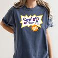 Class Of 2022 Senior Year 90's TV Style Graduation For Grad Women's Comfort Colors T-Shirt Denim