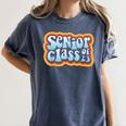 Class Of 2023 Graduating Senior Graduation Women's Comfort Colors T-Shirt Denim