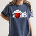 Class Of 2023 Graduation For Him Her Bowling Women's Comfort Colors T-Shirt Denim