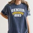 Class Of 2023 Senior 2023 Graduation Senior Boys Girls Women's Comfort Colors T-Shirt Denim