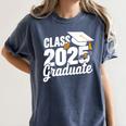 Class Of 2025 Graduate 2025 Graduation Women's Comfort Colors T-Shirt Denim